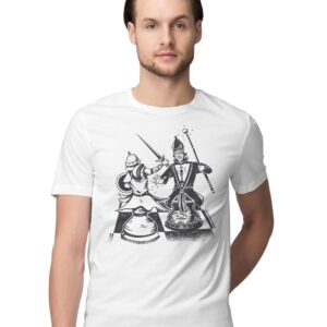 Oversized T-Shirt Dinner Time - Funny T-Re Men's Women's Unise 100% Cotton White; _DNTIMEUNQ-White L Oversized_bz