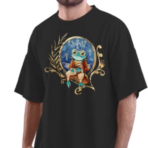 Oversized T-Shirt Cyberpunk - VR Headset Men's Women's Unise 100% Cotton Black; _MXRLTYUNQ-Black XL Oversized_bz