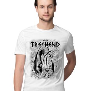 Rick Sanchez and Morty Smith Fear and Loathing in Las Vegas Mashup Graphic Printed 100% Men's Cotton Tshirt  Charcoal Grey_RMFL--CGREY-S-MENR_bz