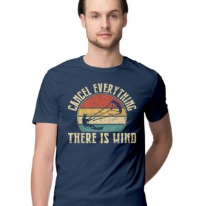 Oversized T-Shirt Eist Loudly - Quote Men's Women's Unise 100% Cotton Navy Blue; _PT_2505
