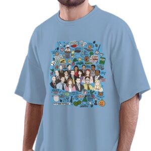 Oversized T-Shirt Sarcastic Pawn - Chess Men's Women's Unise 100% Cotton Baby Blue; _SARPCUNQ-Baby Blue M Oversized_bz