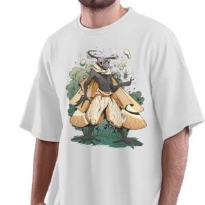Oversized T-Shirt Astronut Shredding Guitar in Space Men's Women's Unise 100% Cotton Black; _PT_1797