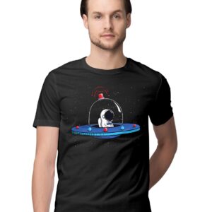 Men's Oversized T-Shirt Scuba Diving 100% Cotton Navy Blue; _SCBDIVKSOSM-Navy Blue M Oversized_bz