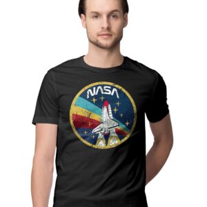 Men's Oversized T-Shirt Scuba Diving 100% Cotton Navy Blue; _PT_1974