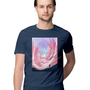 Oversized T-Shirt Europa - Jupiter's Moon Men's Women's Unise 100% Cotton Black; _EURJUPUNQ-Black M Oversized_bz