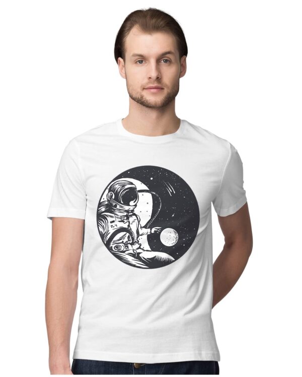 Oversized T-Shirt Love is Growth - Blooming Flowers Men's Women's Unise 100% Cotton White; _PT_2154