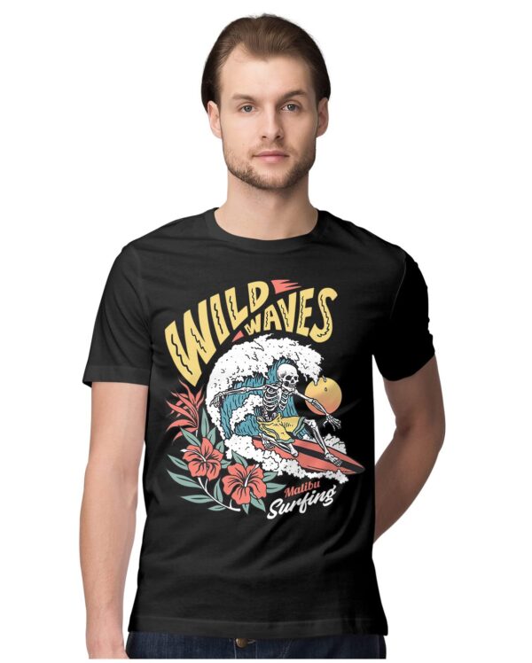 Rick and Morty Fear and Loathing in Las Vegas Mashup Graphic Printed 100% Men's Cotton Tshirt  Navy Blue_RMFL--NBLUE-L-MENR_bz