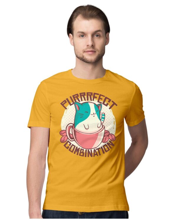 Oversized T-Shirt It's A Purrfect Day Men's Women's Unise 100% Cotton Iris Lavender; _OPURUNQP-Iris Lavender 2XL Oversized_bz