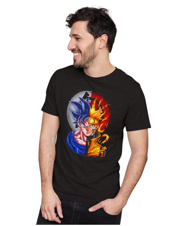 Oversized T-Shirt Alien & Astronaut Yin & Yang Men's Women's Unise 100% Cotton White; _PT_2239