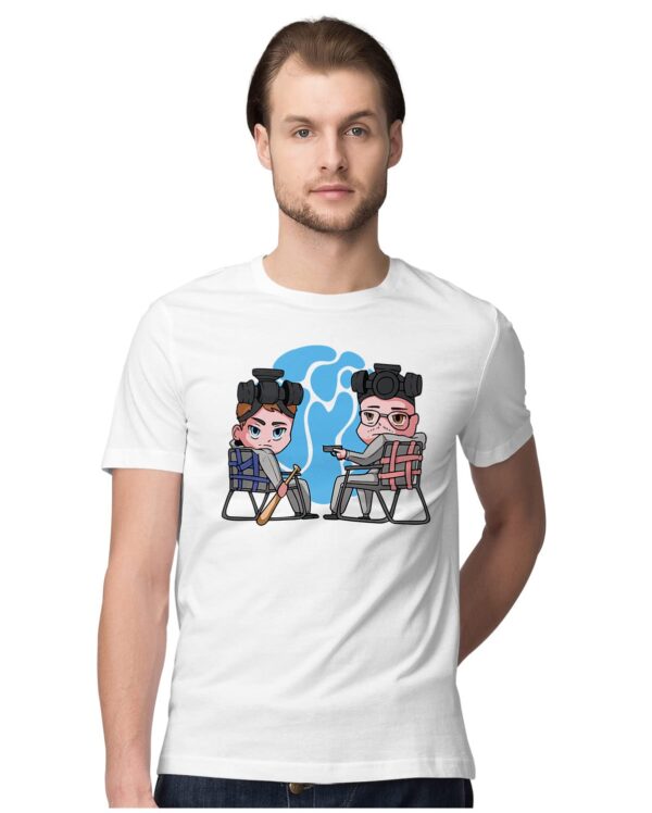 Oversized T-Shirt I'm Fine - Global Warming - Earth Men's Women's Unise 100% Cotton Baby Blue; _LREAWWUNQ-Baby Blue 2XL Oversized_bz