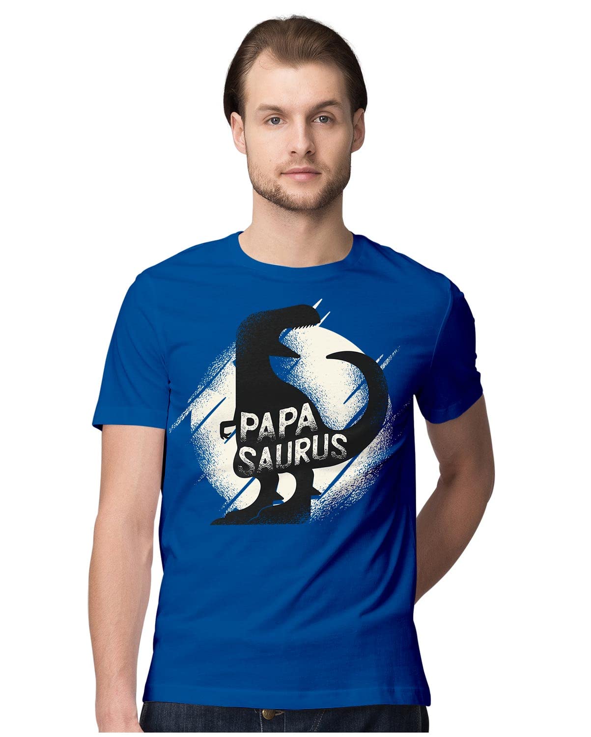 Oversized T-Shirt Astronaut Guitarist Rockstar Men's Women's Unise 100% Cotton Navy Blue; _LEAGIUOSSX-Navy Blue S Oversized_bz