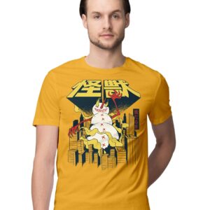 Oversized T-Shirt Unimpressed Cat - Meh Men's Women's Unise 100% Cotton Navy Blue; _MEHCTUNUNQ-Navy Blue M Oversized_bz