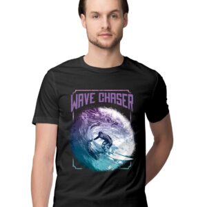 Oversized T-Shirt Colorful Lion Artwork Men's Women's Unise 100% Cotton Black; _PT_2353