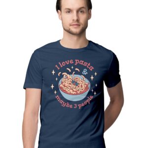 Oversized T-Shirt Heimathafen Hamburg City Skyline Men's Women's Unise 100% Cotton Navy Blue; _PT_2643