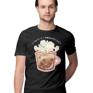 Oversized T-Shirt Best Dad in The Galay Men's Women's Unise 100% Cotton Black; _GALACTIUNQ-Black XL Oversized_bz